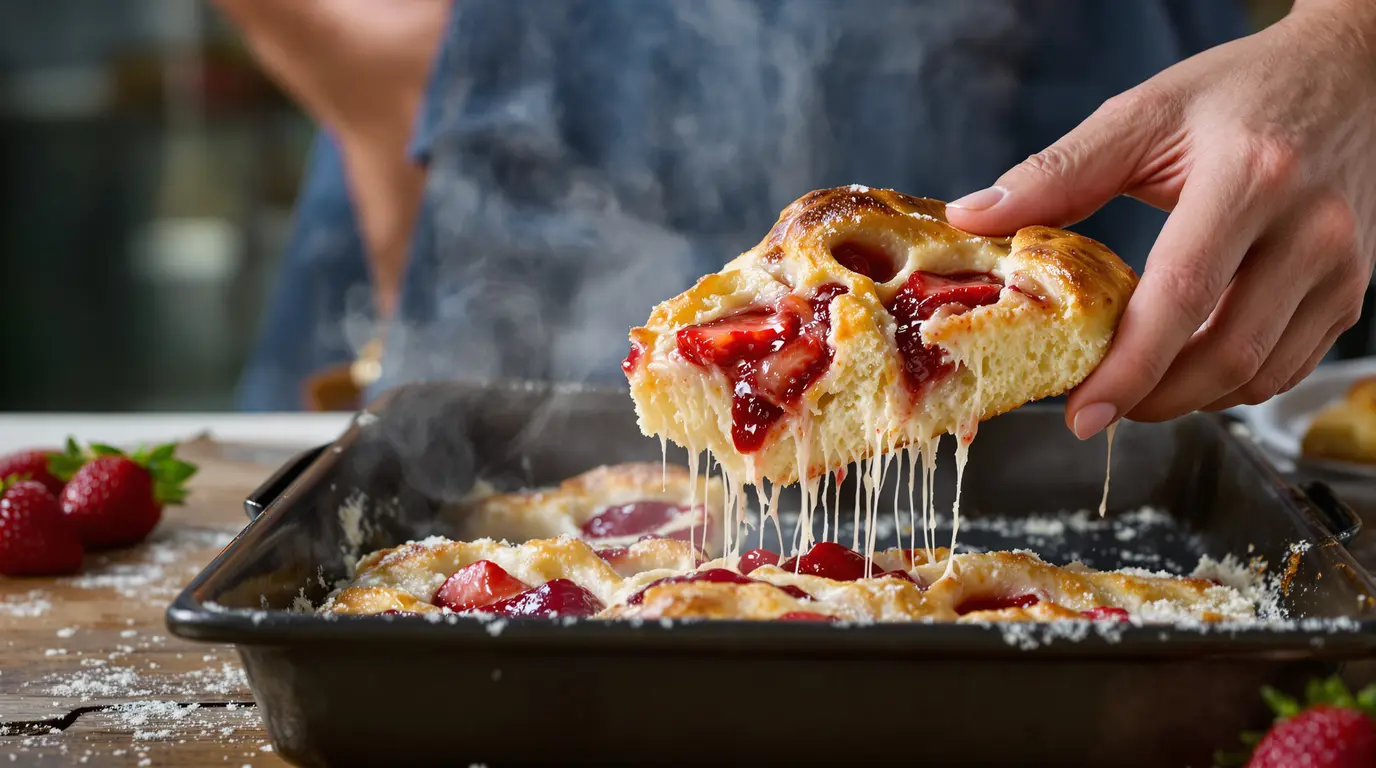 Ce que personne ne vous dit sur la focaccia : en Italie, il existe une version sucrée à la fraise Ce que personne ne vous dit sur la focaccia : en Italie, il existe une version sucrée à la fraise