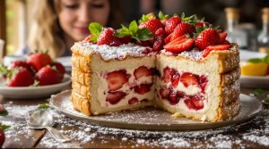 Cette charlotte aux fraises simple est clairement mon dessert préféré du printemps, voici pourquoi