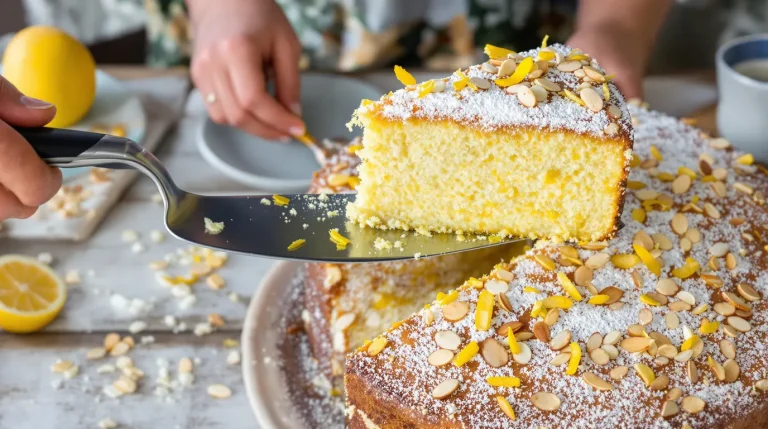 J’ai servi ce gâteau italien au citron à 10 convives : personne n’a deviné ce qui remplaçait la farine