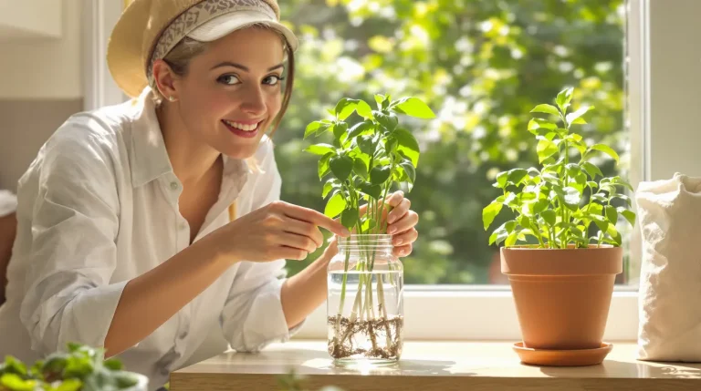 Basilic illimité tout l’été : la technique pour en avoir sans semis, et ça marche vraiment