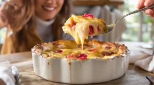 Clafoutis à la rhubarbe : ma recette facile et moelleuse que je refais chaque printemps