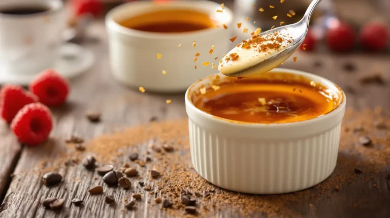 Entre crème brûlée et tiramisu, ce flan au café réunit le meilleur des deux pour un dessert irrésistible