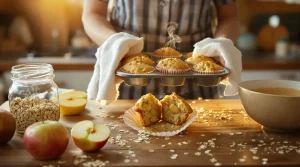 Fini le beurre dans mes gâteaux : je le remplace par un ingrédient du placard pour des muffins avoine-pomme ultra moelleux