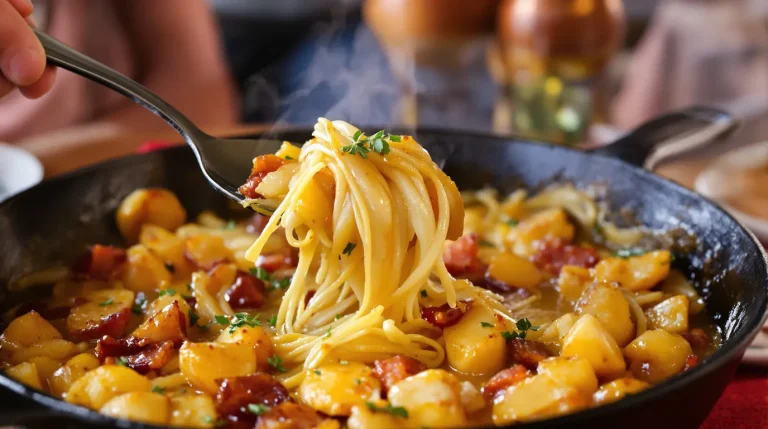 « Je la prépare en 10 minutes » : ma poêlée poireaux-pommes-lardons simple et rapide pour la famille