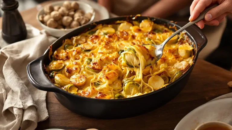 « Je le prépare chaque dimanche en hiver » : mon gratin patates-choux de Bruxelles a conquis ma famille