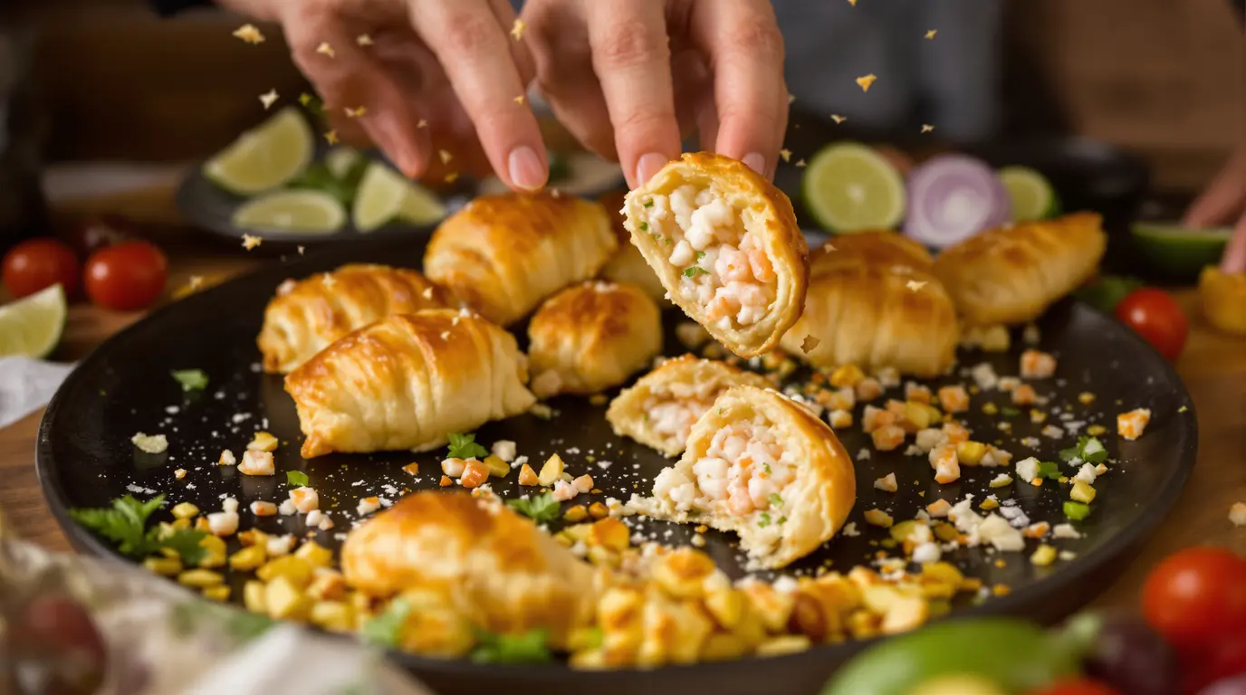 « À l’apéro, tout le monde m’a réclamé la recette » : ces bouchées croustillantes aux crevettes font un véritable carton « À l’apéro, tout le monde m’a réclamé la recette » : ces bouchées croustillantes aux crevettes font un véritable carton