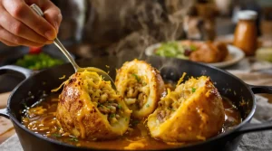 À la maison, ces pommes de terre farcies sont devenues notre recette préférée du vendredi
