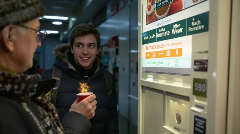 Qui boit du « potage tomate » au distributeur automatique ? On a tenté de percer le mystère