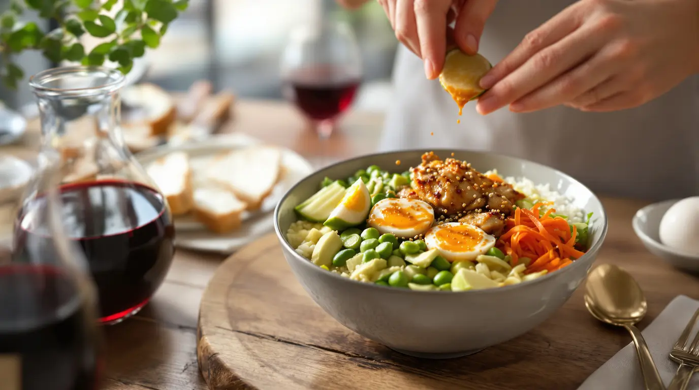 Recette poke bowl poulet: fraîcheur, croquant et saveurs recette poke bowl poulet