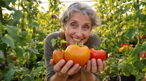 Tomates du Vésuve, couilles de taureau, tomates fraise… ces fruits renaissent au potager d’autrefois près de Cerizay