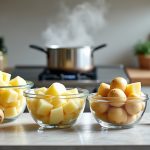 découvrez nos astuces simples et efficaces pour cuire des pommes de terre parfaitement à chaque fois, que ce soit à l'eau, au four ou à la vapeur.