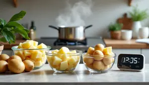 découvrez nos astuces simples et efficaces pour cuire des pommes de terre parfaitement à chaque fois, que ce soit à l'eau, au four ou à la vapeur.