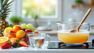 Comment préparer un sirop de salade de fruit maison facilement