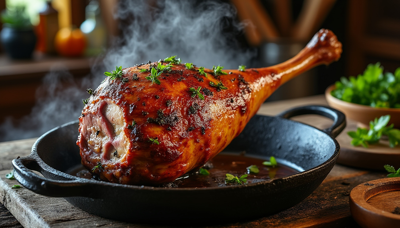 découvrez le guide complet pour réussir la cuisson de votre gigot de chevreuil au four avec des temps précis et des astuces pour sublimer ce plat savoureux.