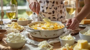 par quoi remplacer la béchamel dans un gratin