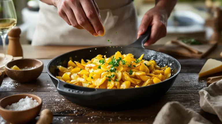 Accueil Recette surprise : pomme de terre à la sarladaise fondante