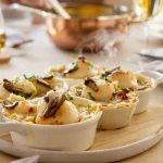 recette coquille saint-jacques à la bretonne champignons