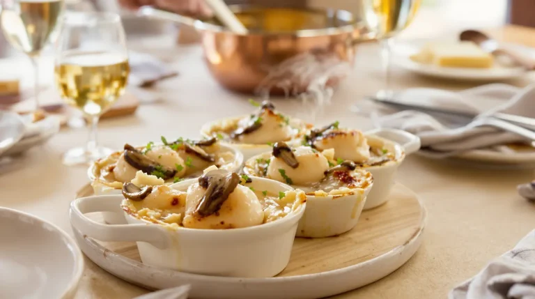 Accueil Recette coquille saint-jacques à la bretonne champignons!