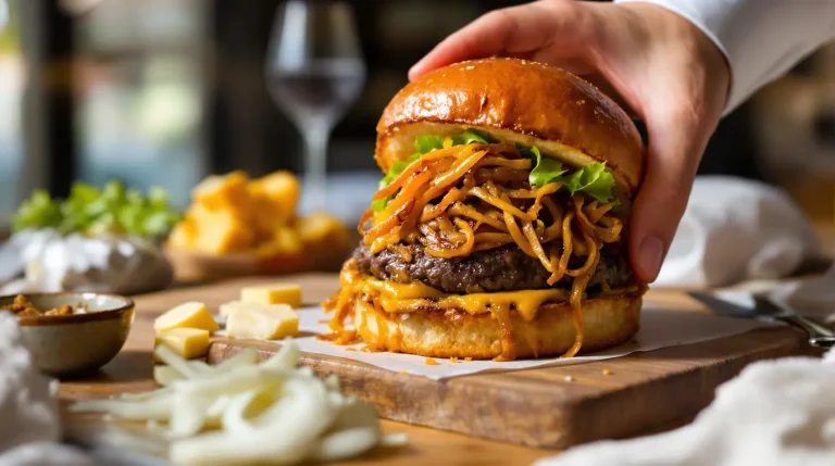 recette oignons caramélisés pour hamburger