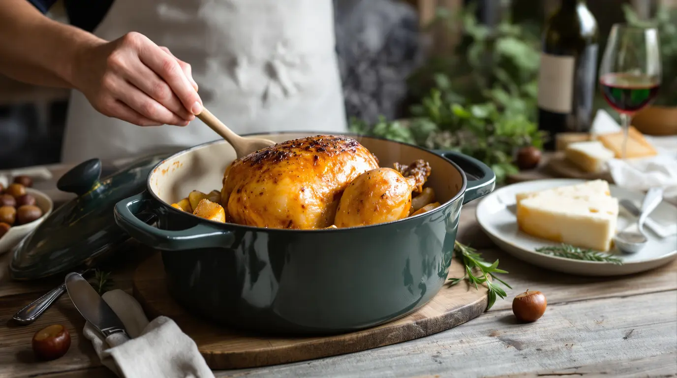 Temps de cuisson pintade en cocotte en fonte : astuces temps de cuisson pintade en cocotte en fonte