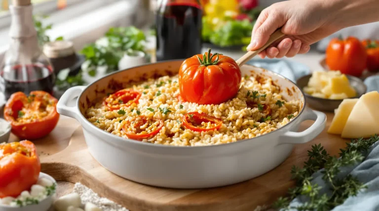 Tomates farcies recette de grand-mère avec riz si facile