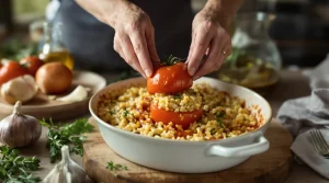 tomates farcies recette de grand-mère avec riz