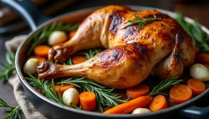 découvrez nos astuces simples et efficaces pour réussir une cuisse de pintade au four savoureuse, tendre et pleine de saveurs à chaque bouchée.