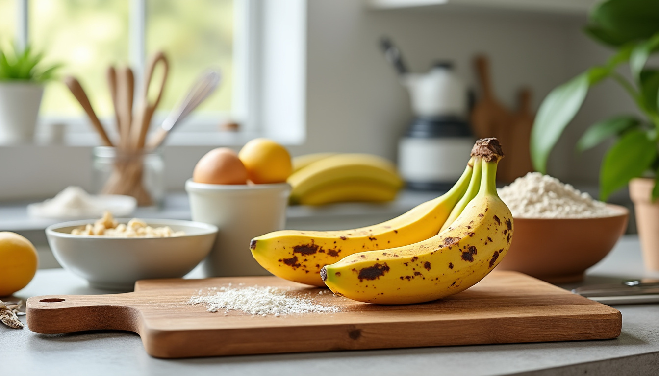 Comment utiliser une banane trop mûre en cuisine découvrez comment utiliser une banane trop mûre en cuisine pour préparer des recettes savoureuses et éviter le gaspillage alimentaire.