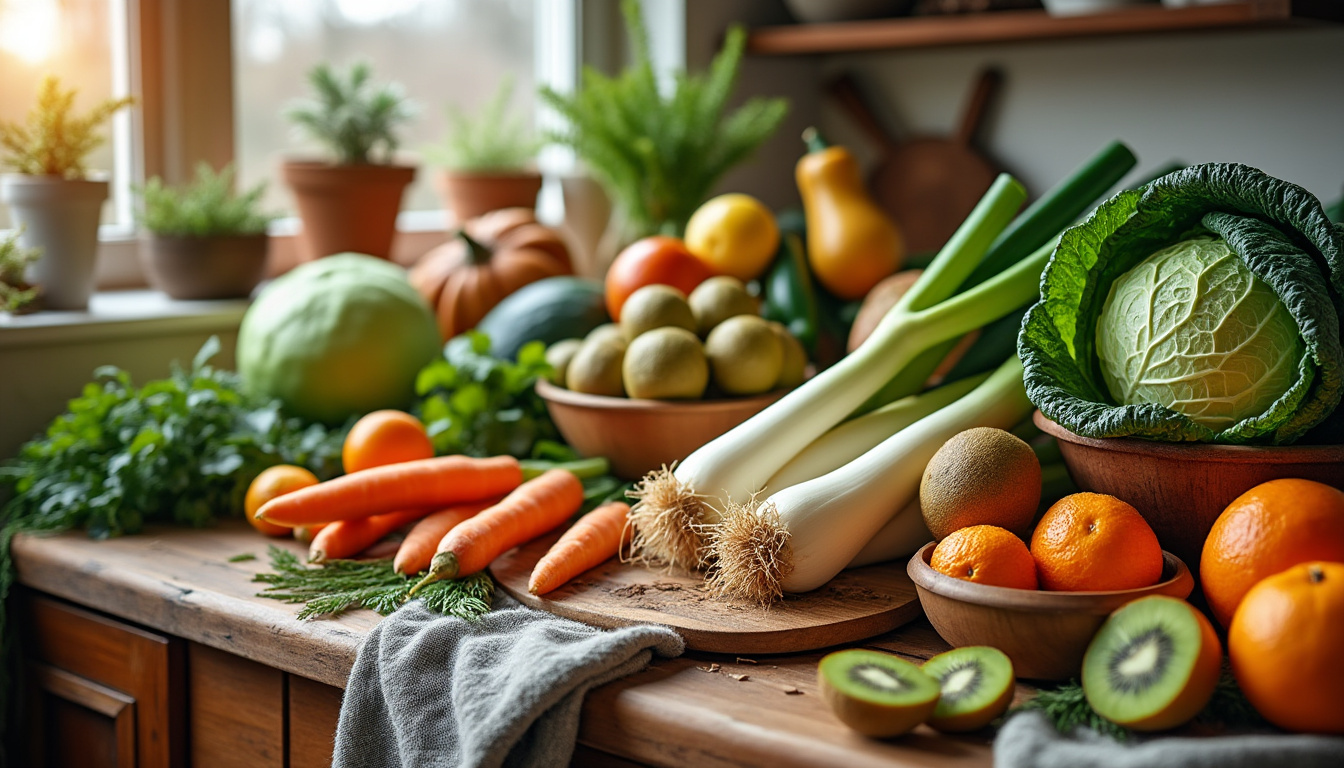 Pourquoi les fruits et légumes en hiver sont essentiels pour votre santé découvrez pourquoi consommer des fruits et légumes en hiver est crucial pour renforcer votre immunité et maintenir une bonne santé toute la saison froide.