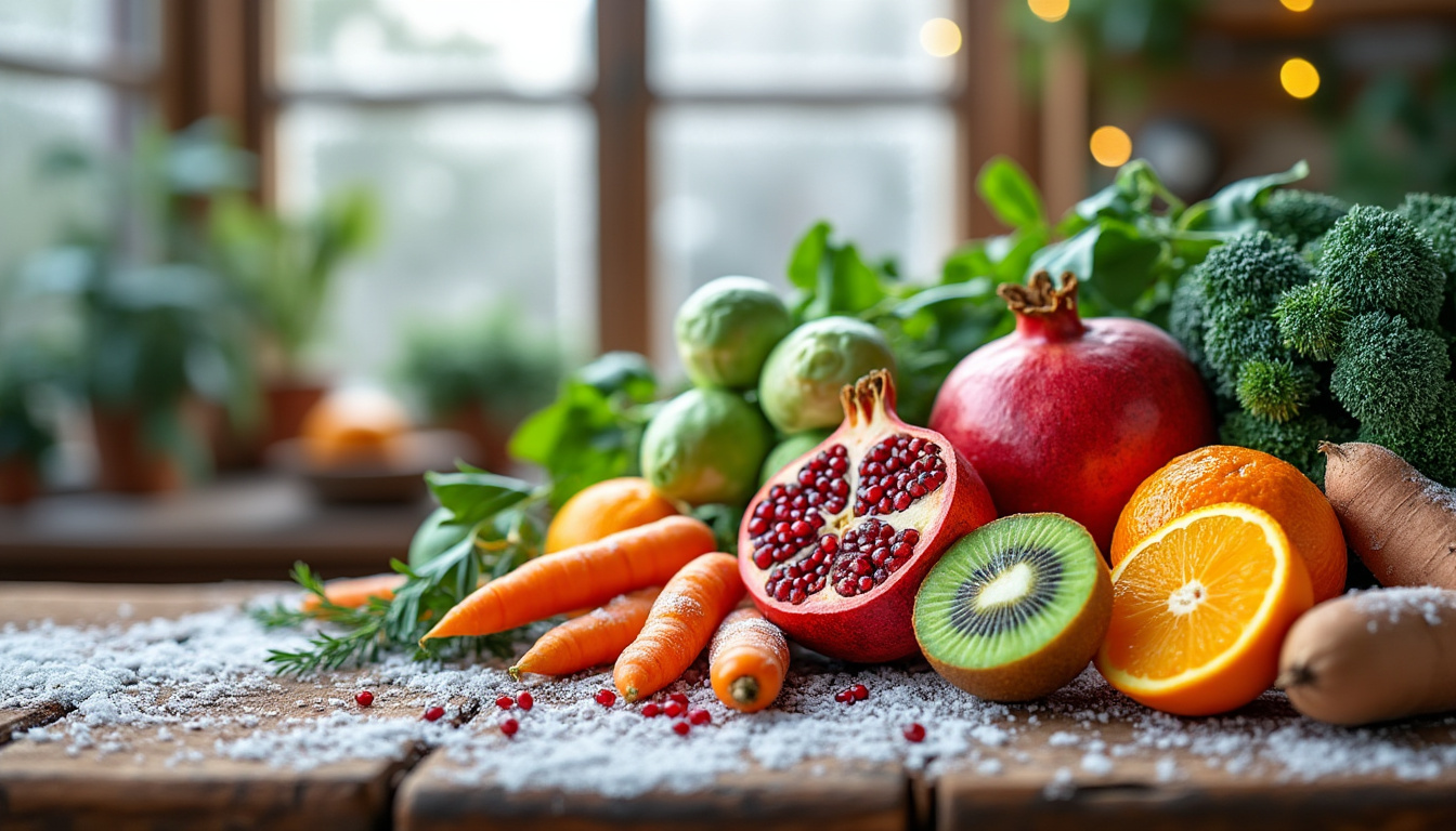 Pourquoi les fruits et légumes en hiver sont essentiels pour votre santé découvrez pourquoi consommer des fruits et légumes en hiver est crucial pour renforcer votre santé, apporter énergie et vitamines nécessaires durant la saison froide.