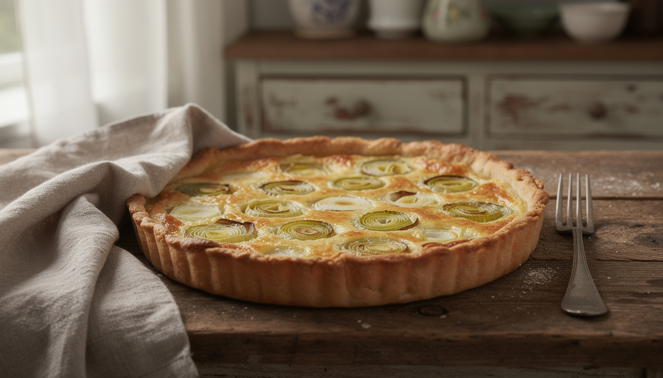 découvrez la recette traditionnelle de la tarte aux poireaux à l’ancienne, une délicieuse préparation maison à redécouvrir pour vos repas en famille.