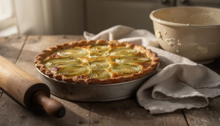 découvrez la recette traditionnelle de la tarte aux poireaux à l’ancienne, un plat savoureux et authentique à redécouvrir pour vos repas en famille.