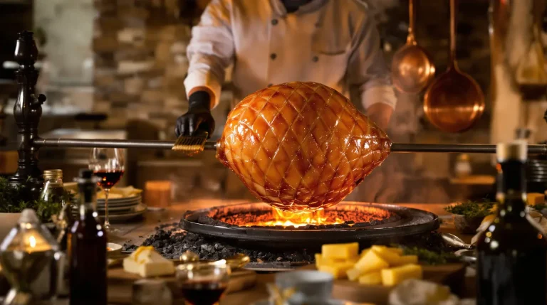 Recette jambon à la broche au feu de bois maison recette jambon à la broche au feu de bois