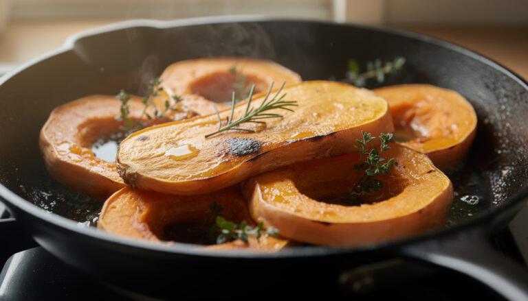Comment réussir la cuisson des tranches de butternut à la poêle découvrez nos astuces simples et efficaces pour réussir la cuisson des tranches de butternut à la poêle, pour un plat savoureux et parfaitement doré.
