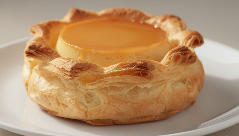 Accueil Comment réussir un flan au lait concentré sucré avec une pâte feuilletée croustillante