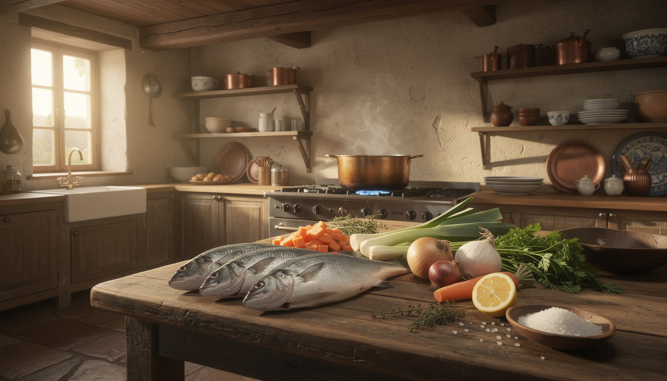découvrez la recette simple et savoureuse du poisson au court-bouillon de laurent mariotte, idéale pour un plat léger et parfumé.